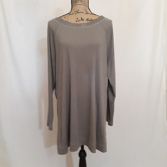 Coldwater Creek Tops - COLDWATER CREEK 2X OLIVE GREEN.  VEC.